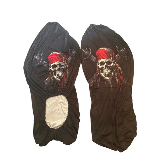 Ouqiuwa Car Front Seat Covers Pirates Skull Flag Universal Fit Auto SUV Trucks - Picture 3 of 3